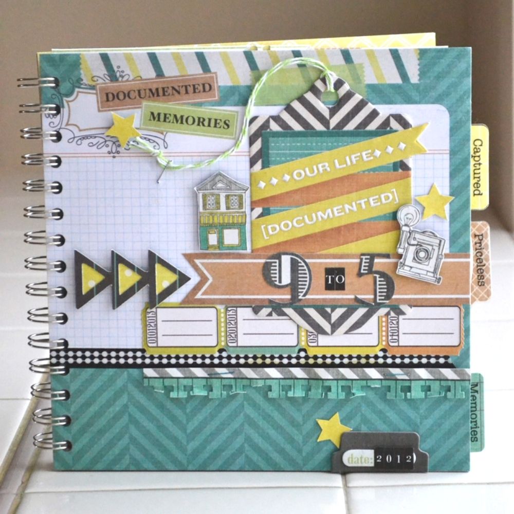 Designer Book Board 6x6" / 2 Portadas de Cartón Cinch 6" Encuadernacion We R Memory Keepers
