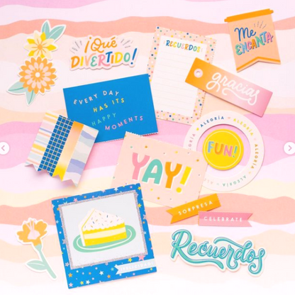 Buenos Dias Ephemera Cardstock Die-Cuts / Recortes Efímeros Descontinuado American Crafts