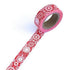 Washi Tape Circle Red & White / Cinta Adhesiva Washi Tape Eyelet Outlet