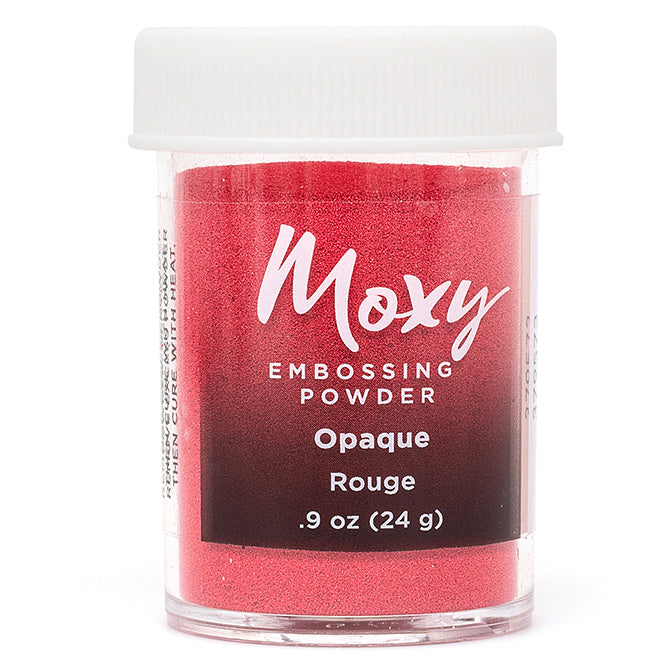 Moxy Red Embossing Powder / Polvo de Embossing Rojo Descontinuado American Crafts