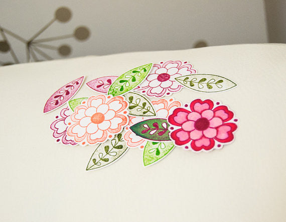 Flower Butterflies Dies &amp; Stamp / Set de Suajes y Sellos Flores y Mariposas Descontinuado Sizzix