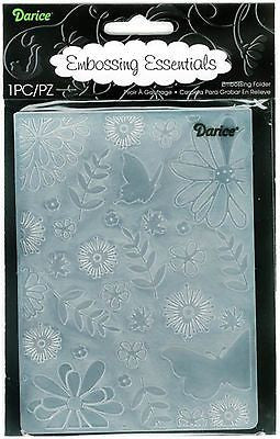 Embossing Floral &amp; Butterfly / Folder de Grabado Flores y Mariposas Descontinuado Darice
