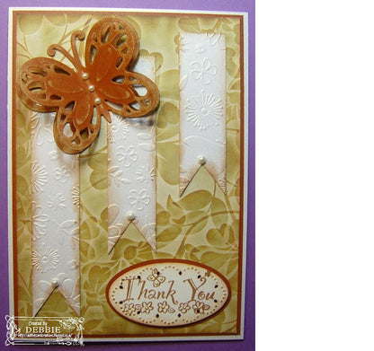 Embossing Floral &amp; Butterfly / Folder de Grabado Flores y Mariposas Descontinuado Darice