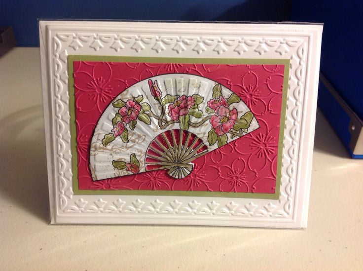 Embossing Cherry Blossom / Folder de Grabado Flor de Cerezo Descontinuado Darice