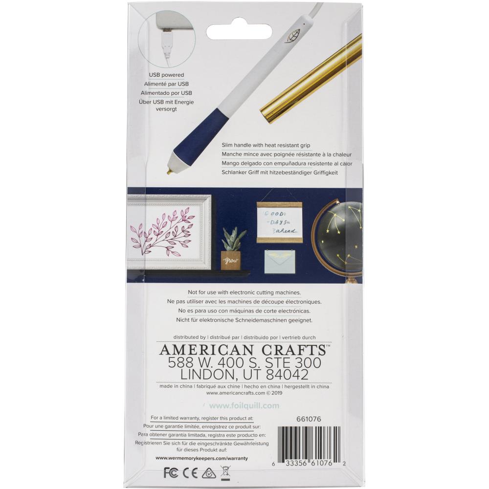 Foil Quill Bold Tip Freestyle Pen  / Bolígrafo Punta Gruesa Foil Quill a Mano Libre Herramientas We R Memory Keepers