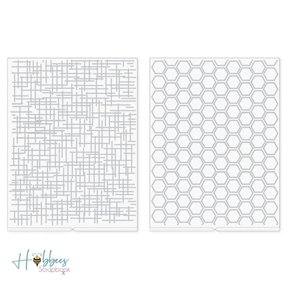 Woven and Honeycomb Embossing Folders / Folders de Grabado Tejido y Panal Descontinuado We R Memory Keepers