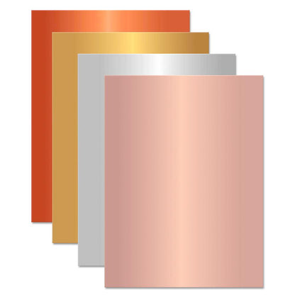Foil Cardstock Pad 6 x 8 in / Block de Cartulina Metalizada Papel Foil Stack