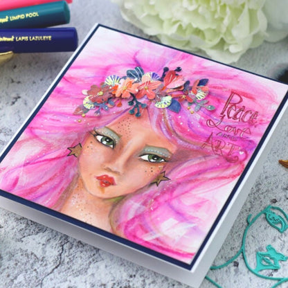 Glimmer Hot Foil Plate Charisma / Suaje de Grabado Descontinuado Jane Davenport