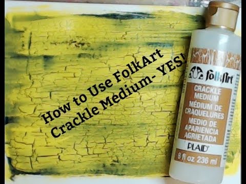 FolkArt Crackle Medium / Medio Craquelador Pastas Texturizadoras y Medios Mixtos Craft