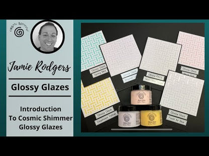 Cosmic Shimmer Glossy Glaze Daydream Yellow / Gel de Textura Amarillo Medios Mixtos y Pastas Texturizadoras Creative Expressions