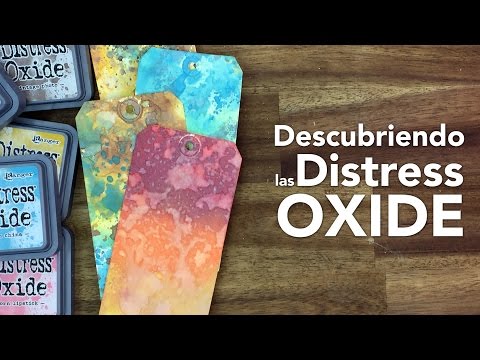 Tim Holtz Distress Oxide Cracked Pistachio / Cojin de Tinta Efecto Oxidado Verde Tintas Ranger