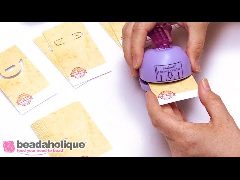 EA Foldover Display Card Punch / Perforadora para Exhibidores Perforadoras Easy Earring Cards