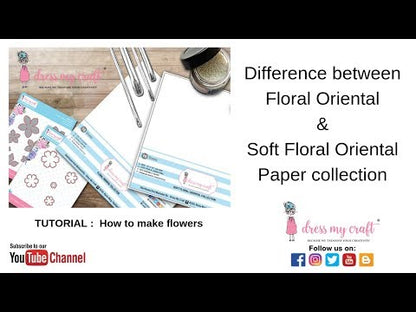 Flower Making Specialty Paper White 285 grs. / Cartulina Oriental Para Flores Acetato y Especializados Dress My Craft