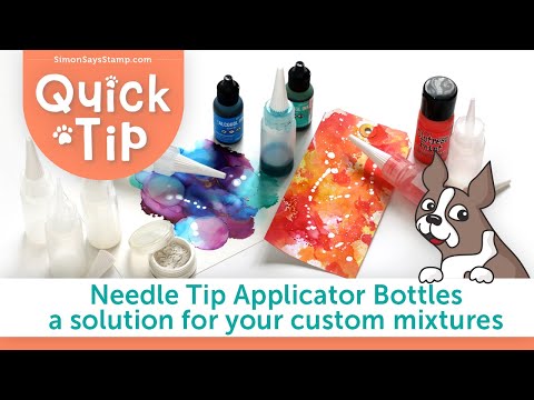 Needle Tip Bottles / 6 Botellas con Aplicador Punta Aguja Herramientas Darice
