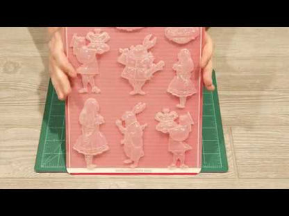 Spring Garden Soft Maxi Mold / Molde PVC de figuras Jardín Moldes Stamperia Intl