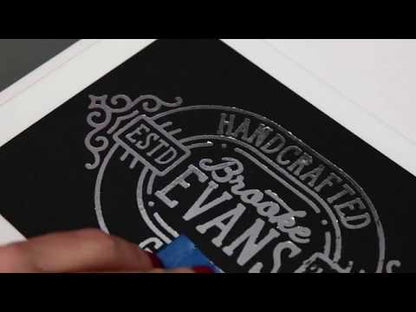 Foil Transfer Sheets Gold 8.5 x 11" / Foil de Transferencia Oro Foil Silhouette