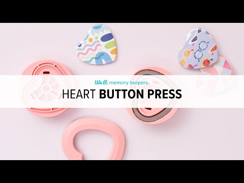 Heart Refill Pack Kit / Botones de Corazón Personalizables Accesorios We R Memory Keepers