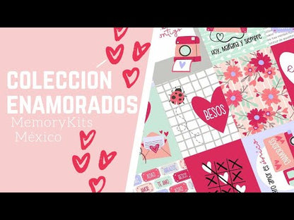 Kit de Papel Cartulina Enamorados Descontinuado Memory Kits
