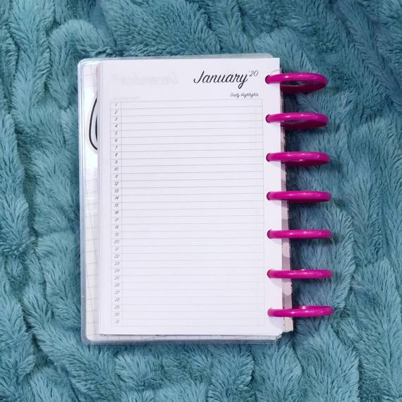 Happy Planner Discs Pink / Anillos para Agendas Planificadoras Rosa DESCONTINUADO Me &amp; My Big Ideas