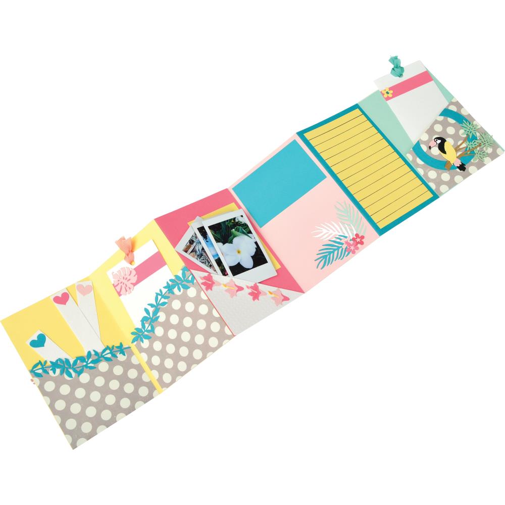Thinlits Jungle Shadow Box Die / Suajes de Jungla Floral Descontinuado Sizzix