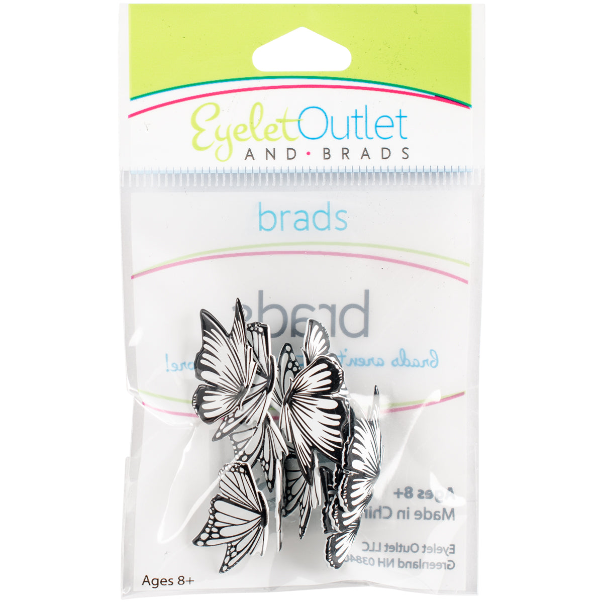 Butterflies Brads / Sujetadores de Mariposas Descontinuado Eyelet Outlet