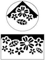 Punch Around Large Set Wild Flowers / Set de 2 Perforadoras Grandes Al Rededor de la Hoja Descontinuado Martha Stewart