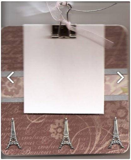 12 Eiffel Tower Brads / Sujetadores Torre Eiffel Descontinuado Eyelet Outlet