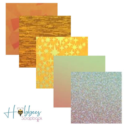 Metal Prismatic Foil Paper / Block de Paper Foil Metálico 6" Papel Colorbok
