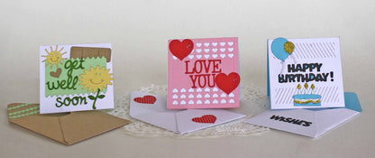 Happy Birthday Gift Envelope / Suaje de Corte de Sobre y Tarjeta Descontinuado Cheery Lynn Designs