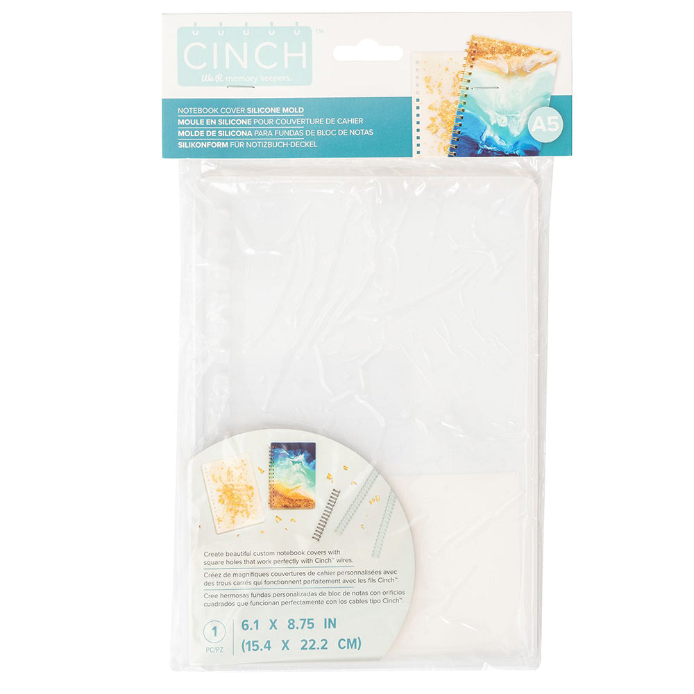Cinch Notebook Cover Mold A5 / Molde de Silicona para Portada Libretas Descontinuado We R Memory Keepers