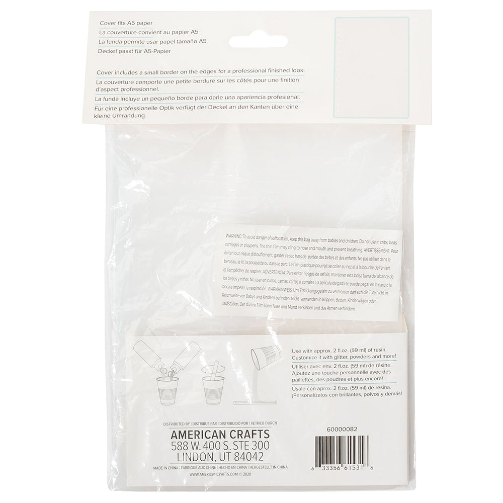 Cinch Notebook Cover Mold A5 / Molde de Silicona para Portada Libretas Descontinuado We R Memory Keepers