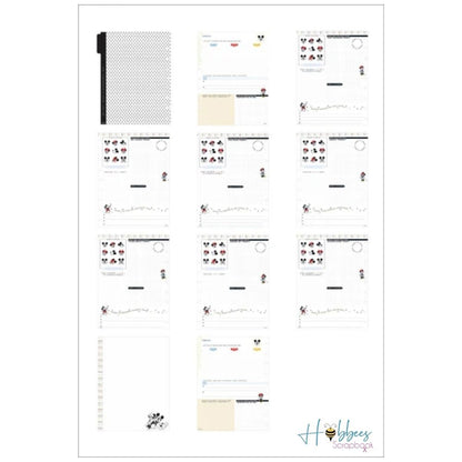 Happy Planner Disney Classic Guided Journal / Journal 4 Meses Mickey &amp; Minnie Mouse Descontinuado Me &amp; My Big Ideas