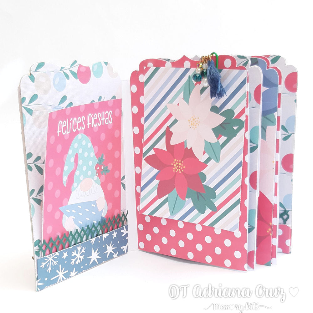 Kit de Papel Cartulina Navidad Mágica Descontinuado Memory Kits