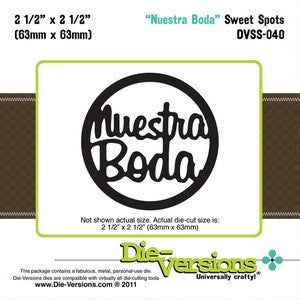 Suaje de Corte Nuestra Boda Descontinuado Die-versions
