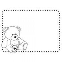 Embossing Baby Bear / Folder de Grabado Marco de Osito Descontinuado Darice