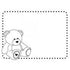 Embossing Baby Bear / Folder de Grabado Marco de Osito Descontinuado Darice