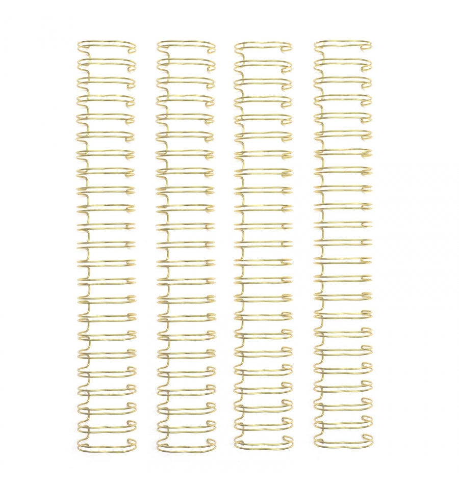 Cinch Wires Gold 1" / 4 Arillos Dorados Arillos para Engargolar We R Memory Keepers