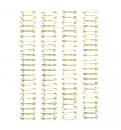 Cinch Wires Gold 1" / 4 Arillos Dorados Arillos para Engargolar We R Memory Keepers