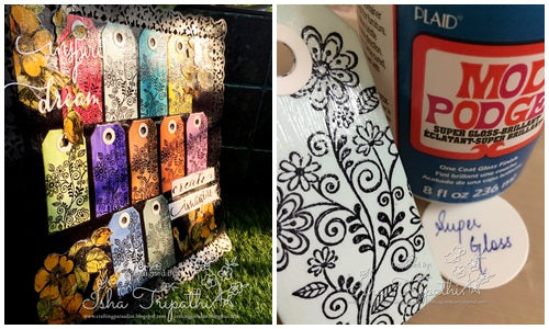 Mod Podge Super Gloss / Pasta de Acabado Brillante Adhesivos / Pegamentos Plaid