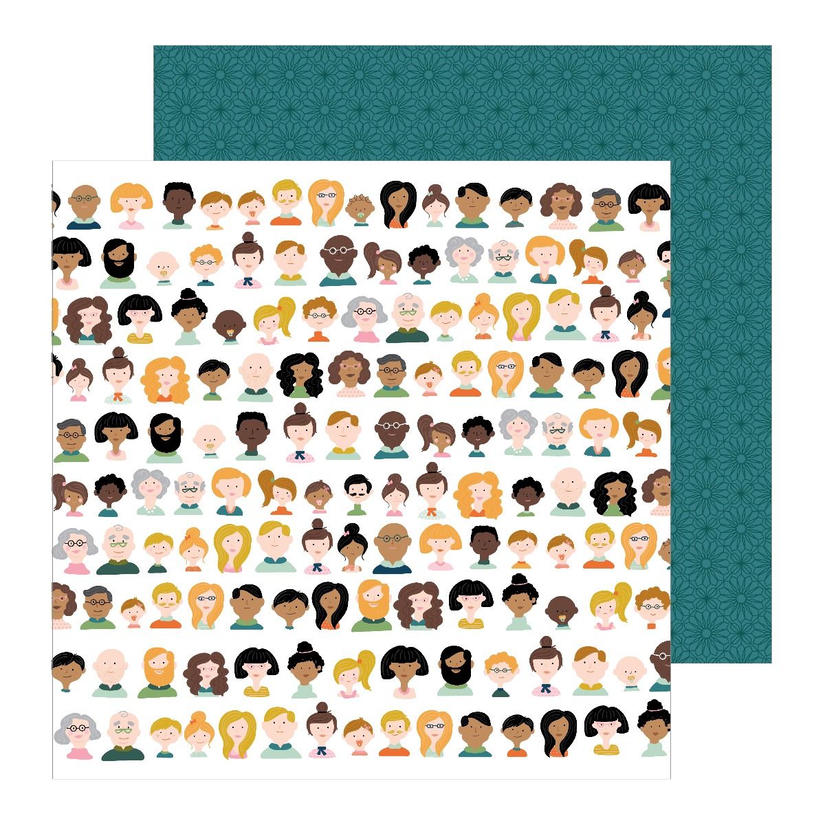 This is family Paper Pad / Block de Papel Decorado Papel American Crafts