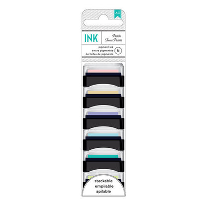Pastels Mini Pigment Ink / Tintes de Pigmento de Tonos Pasteles Descontinuado American Crafts