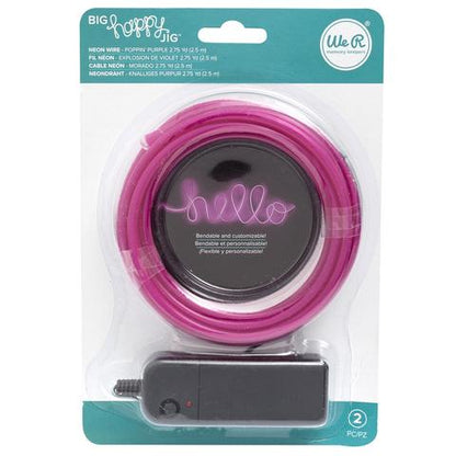 Big Happy Jig Neon Wire Pink Vibes / Happy Jig Neon Rosa Descontinuado We R Memory Keepers
