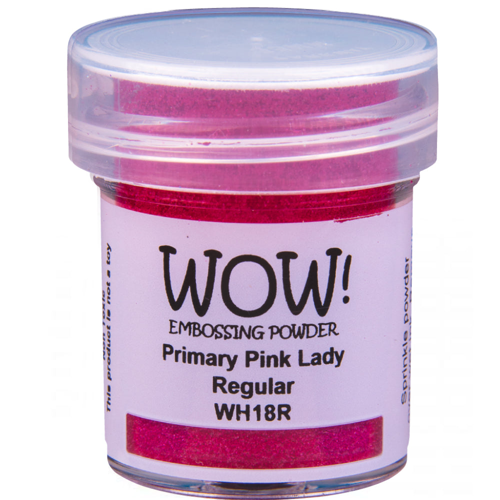 Pink Lady Embossing Powder / Polvo de Embossing Rosado Descontinuado Wow!