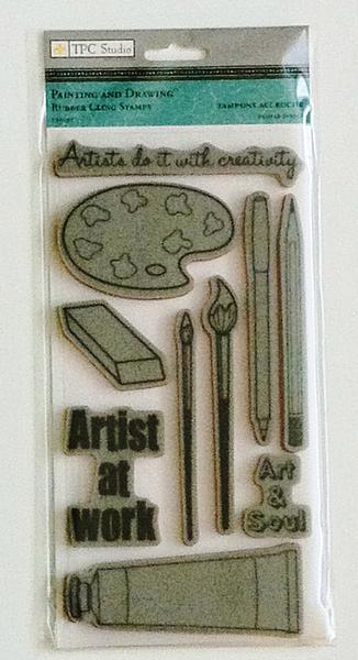 Painting and Drawing Cling Stamps / Sellos de Polímero Dibujo y Pintura Descontinuado TPC Studio