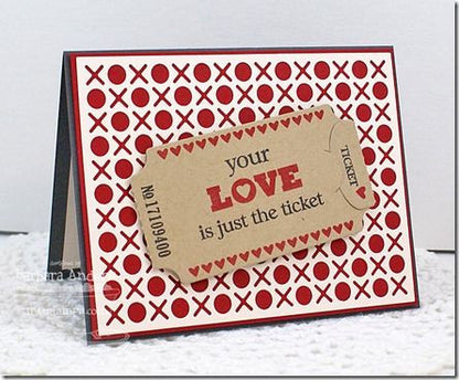 Suaje de Corte de Cubierta  Besos y Abrazos / Hugs and Kisses Cover Up Descontinuado Die Namics