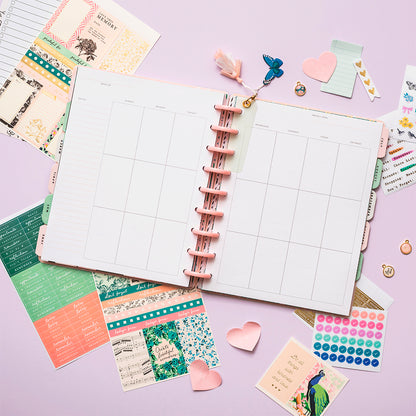 Day to Day Undated Planner English Garden / Agenda Planificadora Descontinuado Crate Paper