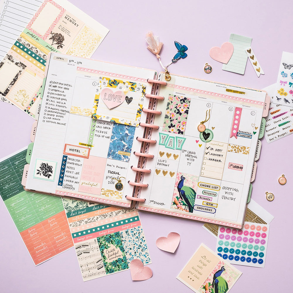 Day to Day Undated Planner English Garden / Agenda Planificadora Descontinuado Crate Paper