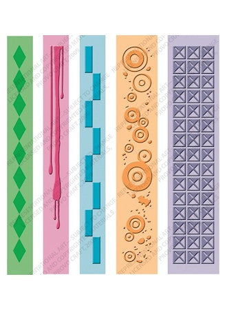 Embossing Folder Pop Culture / Folder de Grabado Variados Descontinuado Cuttlebug