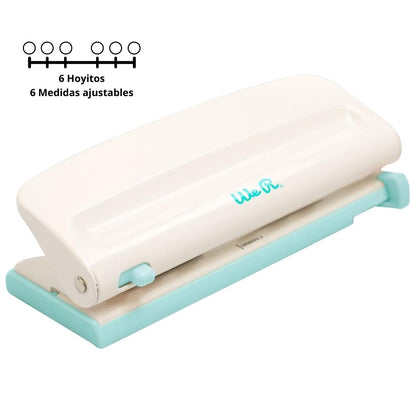 6 Hole Punch / Perforadora de 6 Agujeros Ajustable Perforadoras We R Memory Keepers