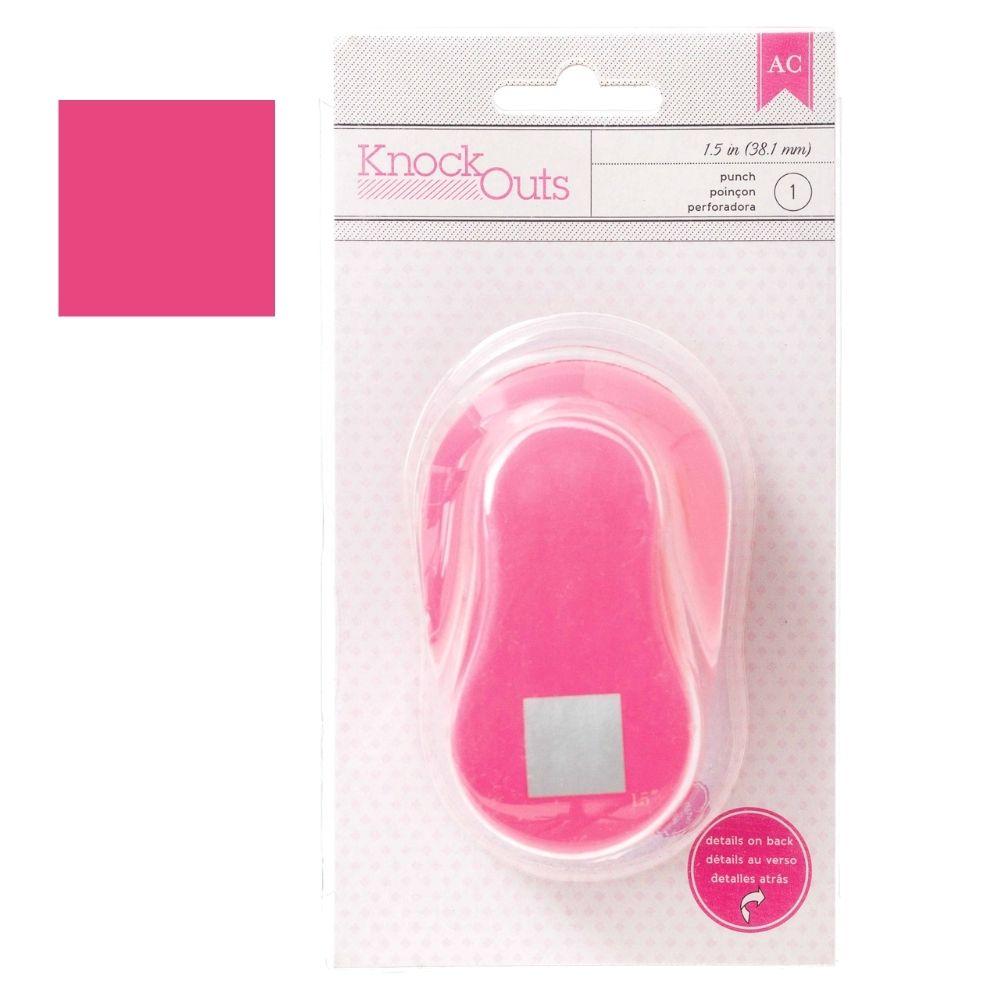 Knock Outs Punch Square / Perforadora de Cuadrado 1.5" Descontinuado American Crafts